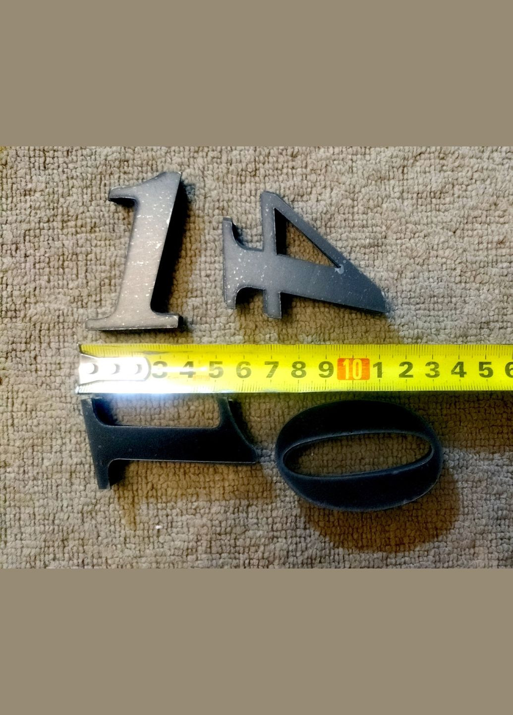 3D Годинник настінний чорний до 1 метра Арабські цифри серця Б230-37 No Brand (302242355)