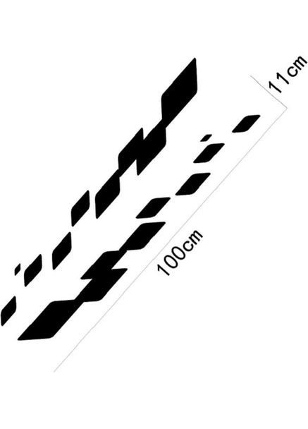 Полосы на авто 3D TUNING STUDIO Геометрические Ауди БМВ Тойота B 1000х100х0.060мм=2штуки No Brand (362498811)