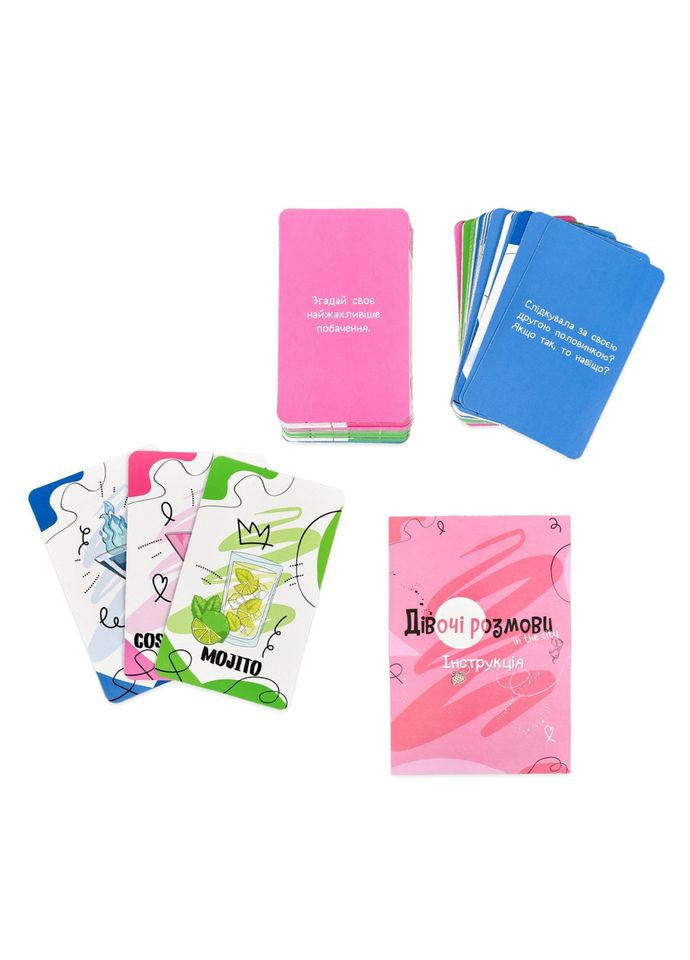 Карточная игра Девичьи разговоры 30590 карточек 108 штук Strateg (335032176)