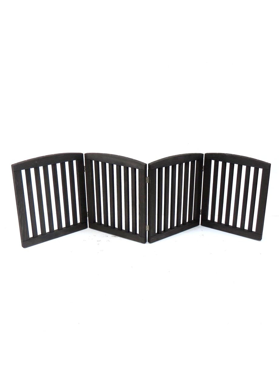 Парканчик обмежувач з дерева Рео 4 венге (ЗБО-400112) No Brand (328605347)