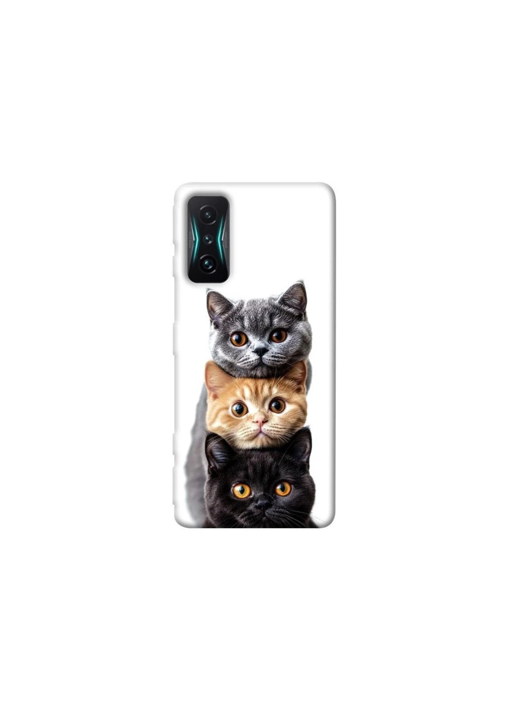 Чохол на Xiaomi Redmi K50 Gaming Гарні котики Frontalka (375757988)