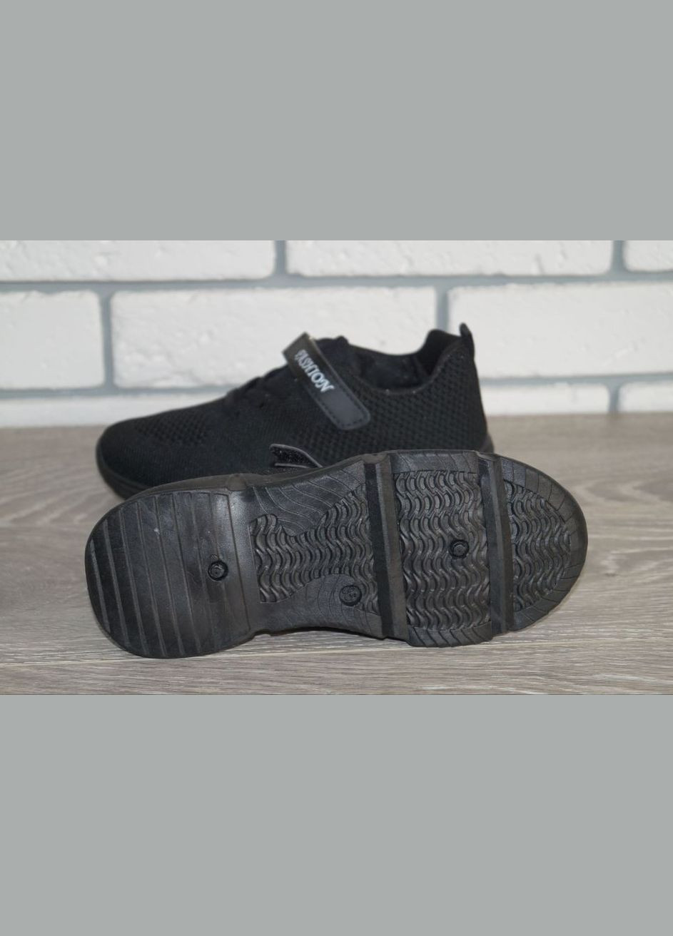 Чорні Осінні кросівки текстильні для хлопчика чорні XIFA