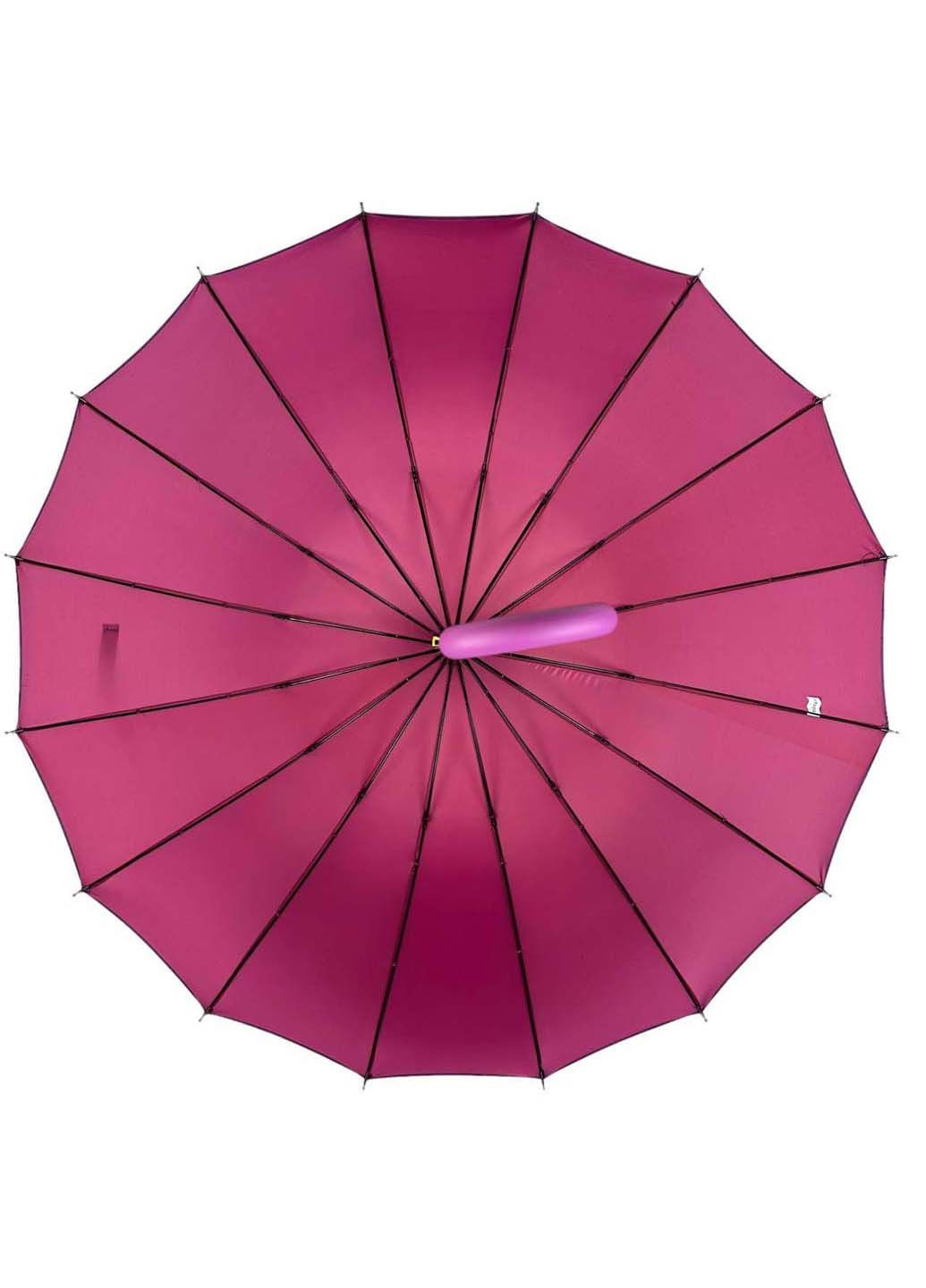 Женский зонт-трость хамелеон на 16 спиц полуавтомат Toprain (289977410)