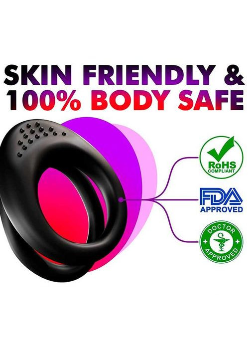 Двойное эрекционное кольцо Power Sex No Brand (368893681)