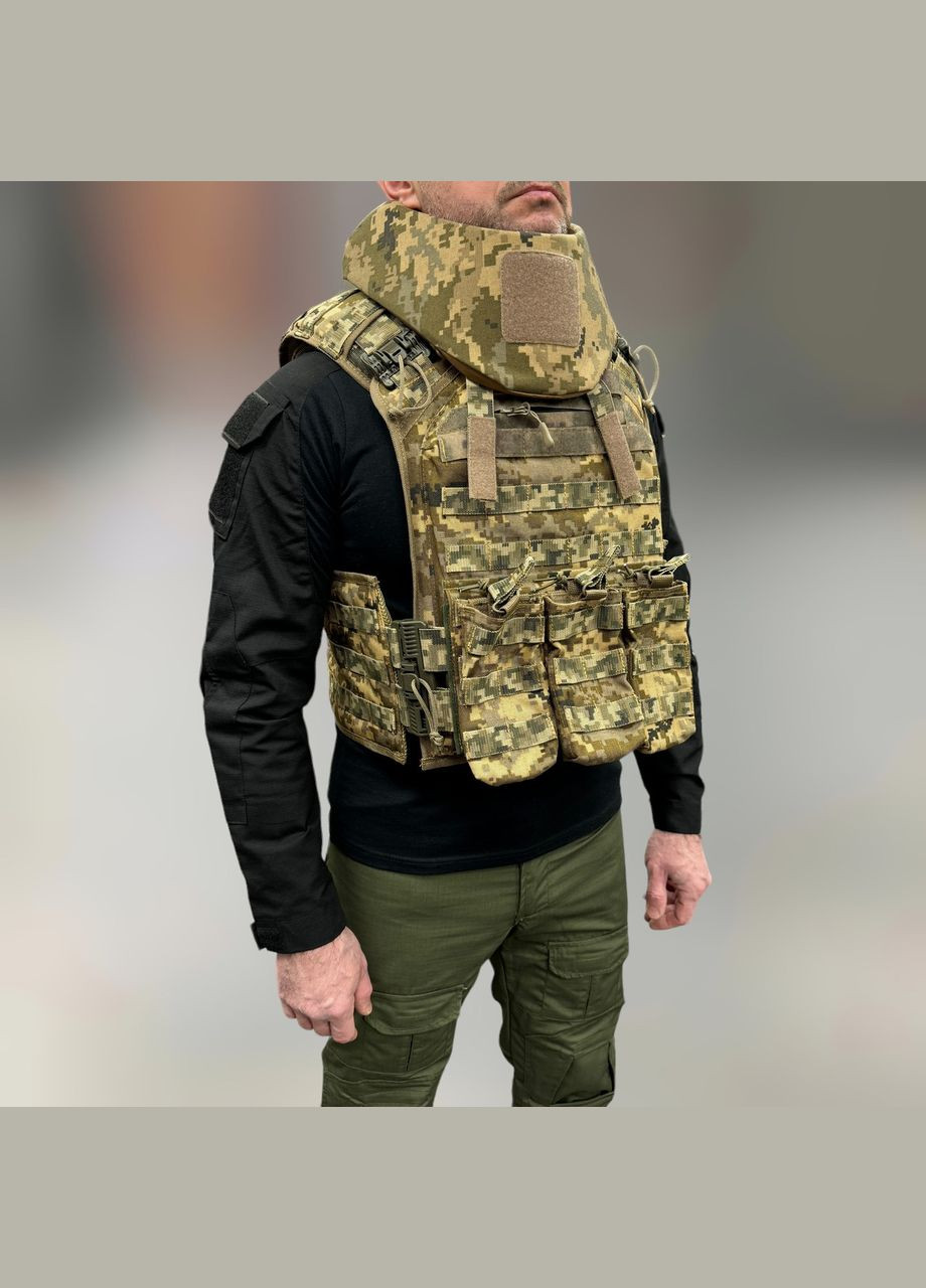 Балістичний захист шиї 1 класу, Піксель, захист шиї від уламків, балістичний пакет 1 класу Добронь (362601445)