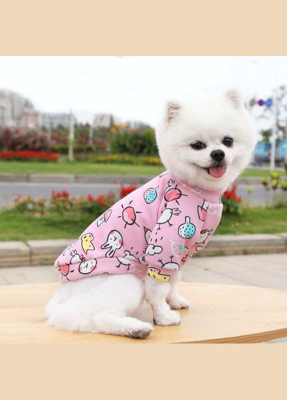 Пуловер для котов и кошек Pet Style "Домики" Розовый XL No Brand - (323232966)