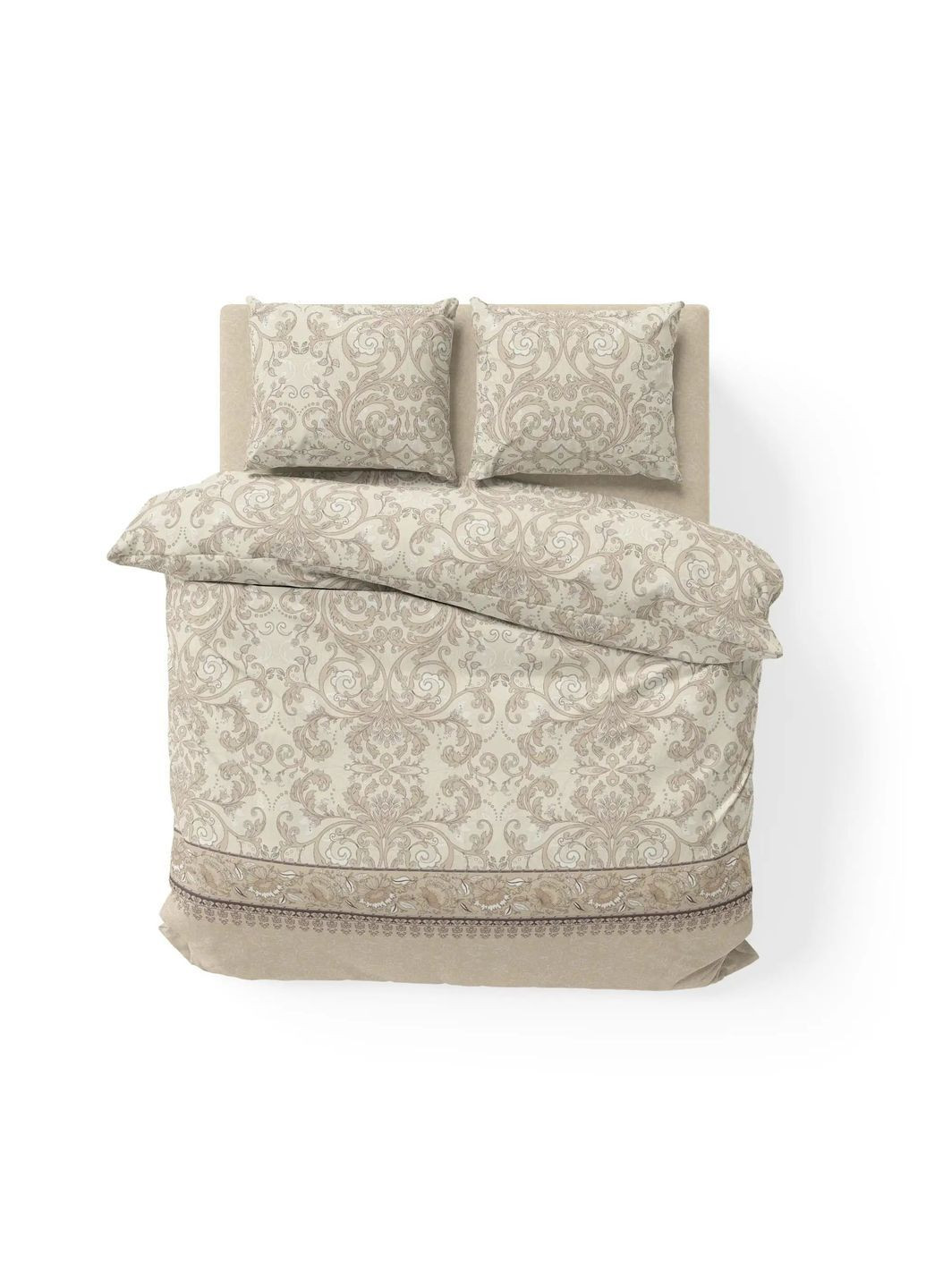 Евро комплект постельного белья Бязь с наволочками 70*70 см, 115 гр/м2 Blenheim Бежевый (19860200215) ТЕП (366091898)