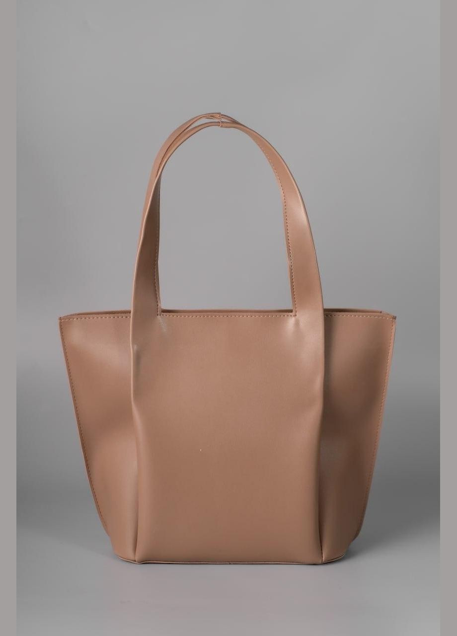 Сумка жіноча Шопер функціональна бежева з екошкіри NIUNIU (336493057)