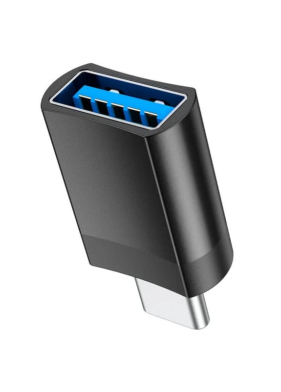 Адаптер Type-C male to USB female USB3.0 adapter Black (6931474762016) Hoco UA17 (386453221)