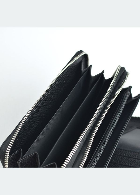 Клатч мужской кожаный толстый на две молнии No Brand (301089582)