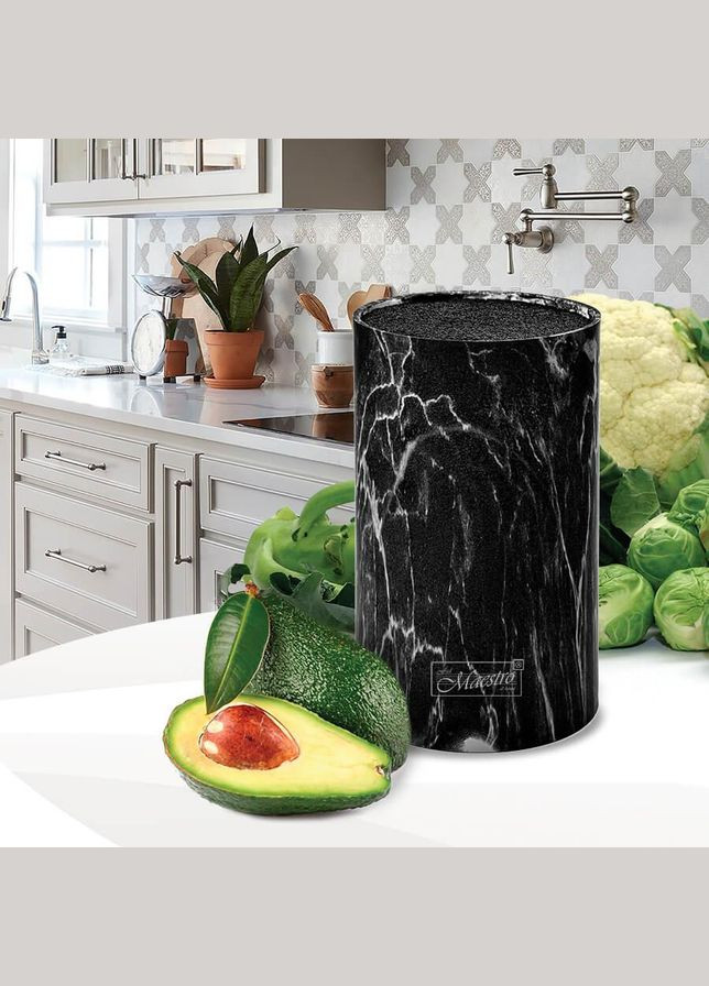 Бревно подставка для ножей с наполнителем (MR-1439-BLACK) Maestro (334005527)