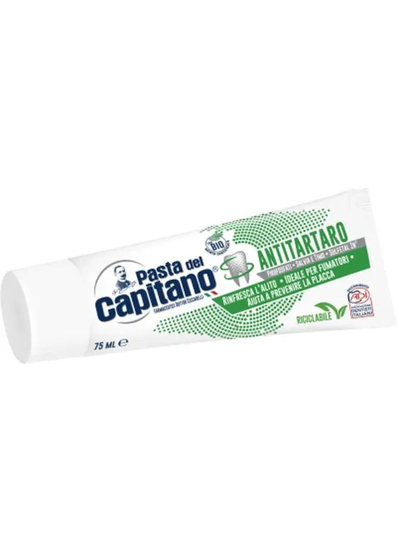 Зубна паста Antitartaro Проти зубного каменю 75 мл (8002140039119) Pasta del Capitano (398797155)