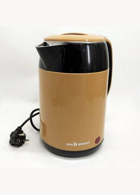 Електрочайник SB-0203 1,8 л чайник-термос 1500 Вт Бежевий Sea Breeze (315424116)