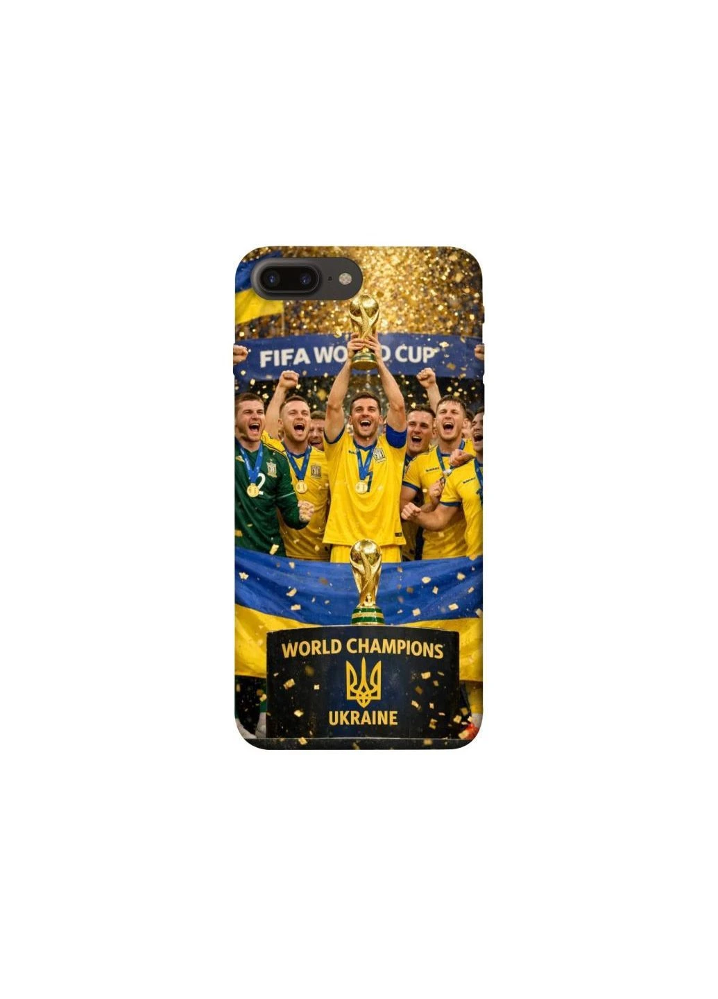 Чохол на Apple iPhone 7 plus / 8 plus UA-Football ver.5 Frontalka (385515127)