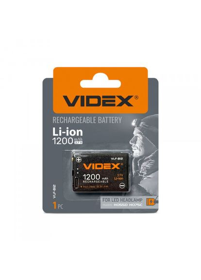 Аккумулятор Li-ion VLF-B12 (защита) 1200mAh 1шт BLISTER Videx (361066859)