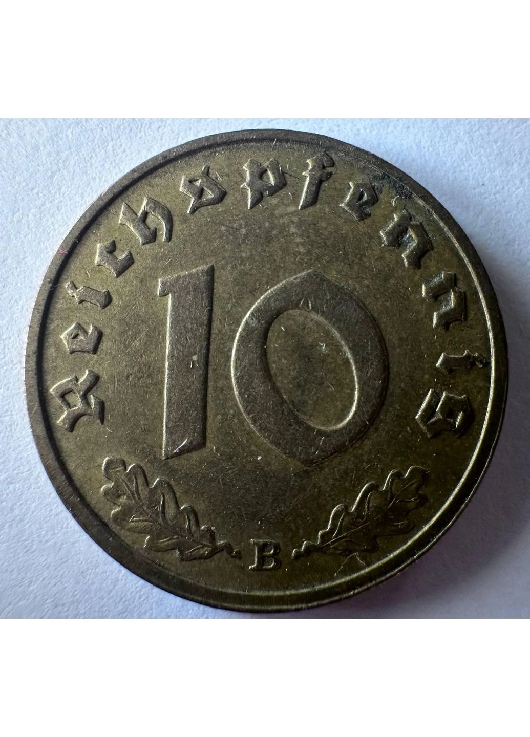 Німеччина Мітка монетного двору "B” - Відень 10 рейхспфенігів 1938 рік Монети світу No Brand (398324945)