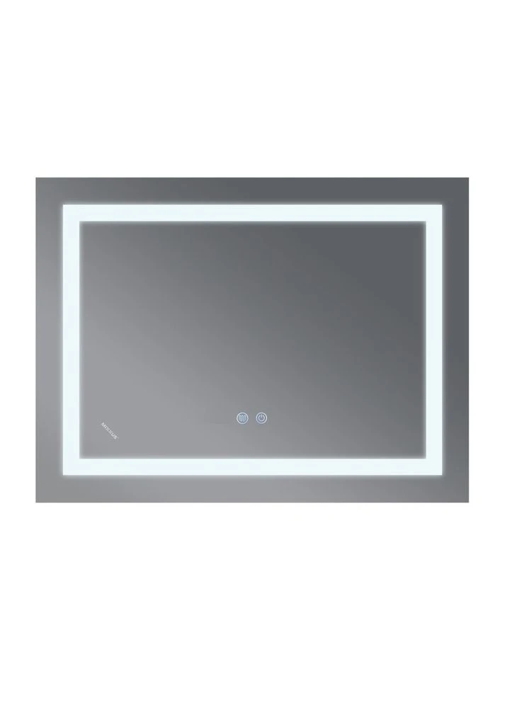 Зеркало WARM MR12-90x70-REVERSE, LED Touch, Anti-fog, диммер, регулировка яркости, настенное (MI6675) Mixxus (399021664)