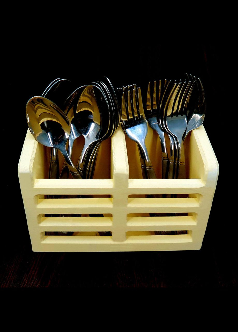 Подставка для столовых приборов из дерева Пиятто лимонад (ПСП-000251) No Brand (327423249)