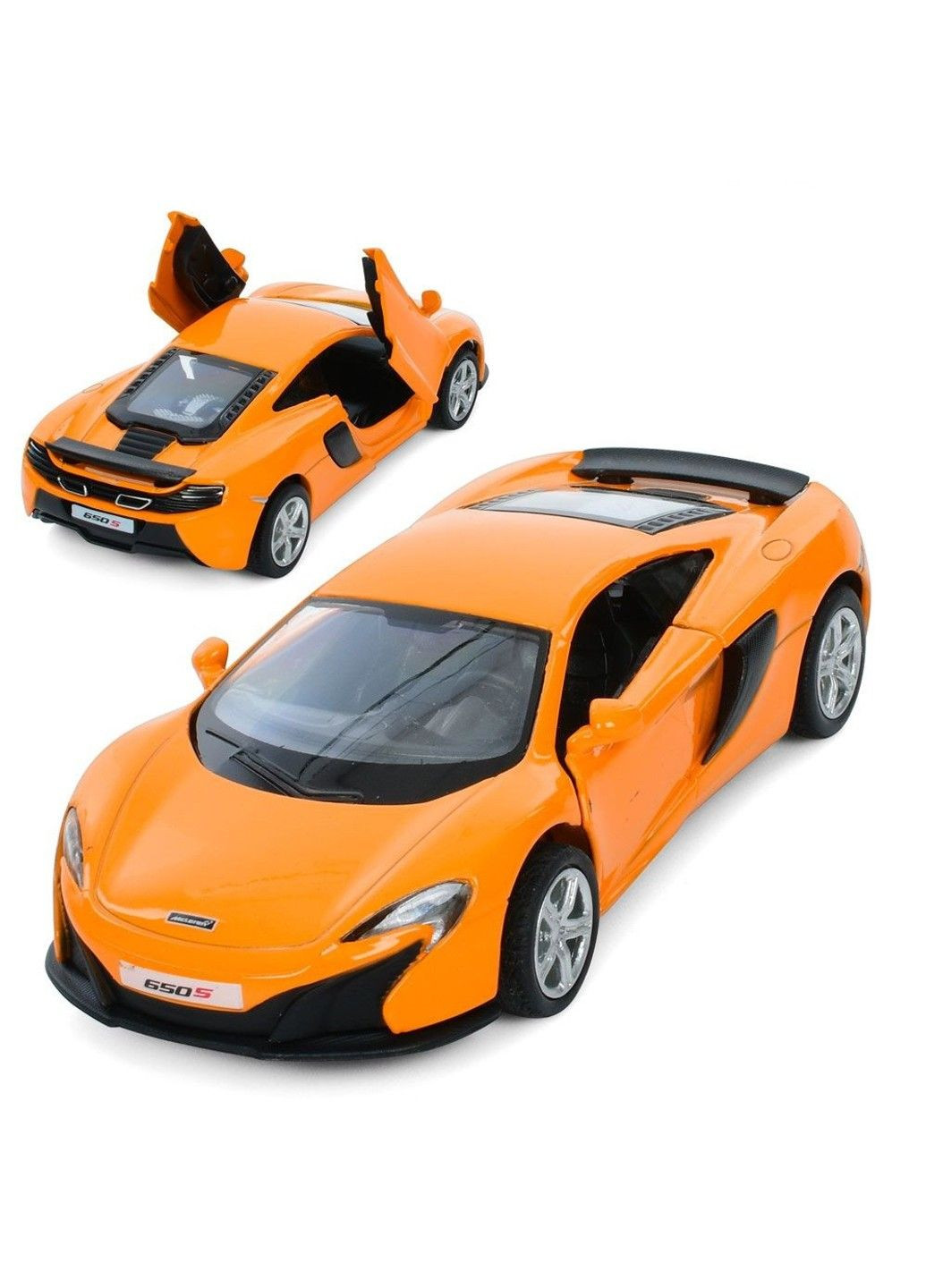 Моделька металлическая спортивная гоночная машинка MCLAREN 650S No Brand (338432687)