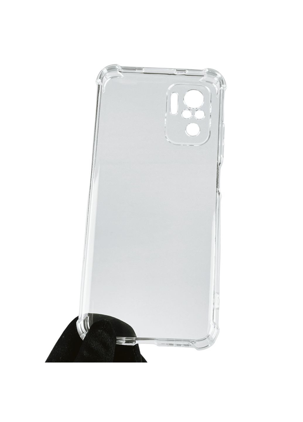 Чехол для Redmi Note 10 с бронь углами выше экрана противоударный на сяоми редми нот 10 прозрачный Xiaomi (366020078)