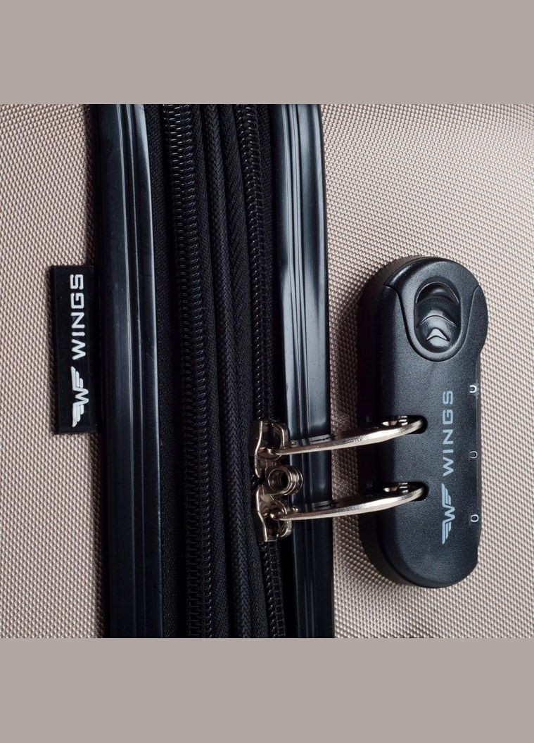 Дорожня Валіза 304 - L (темно-сірий) Wings (346534440)