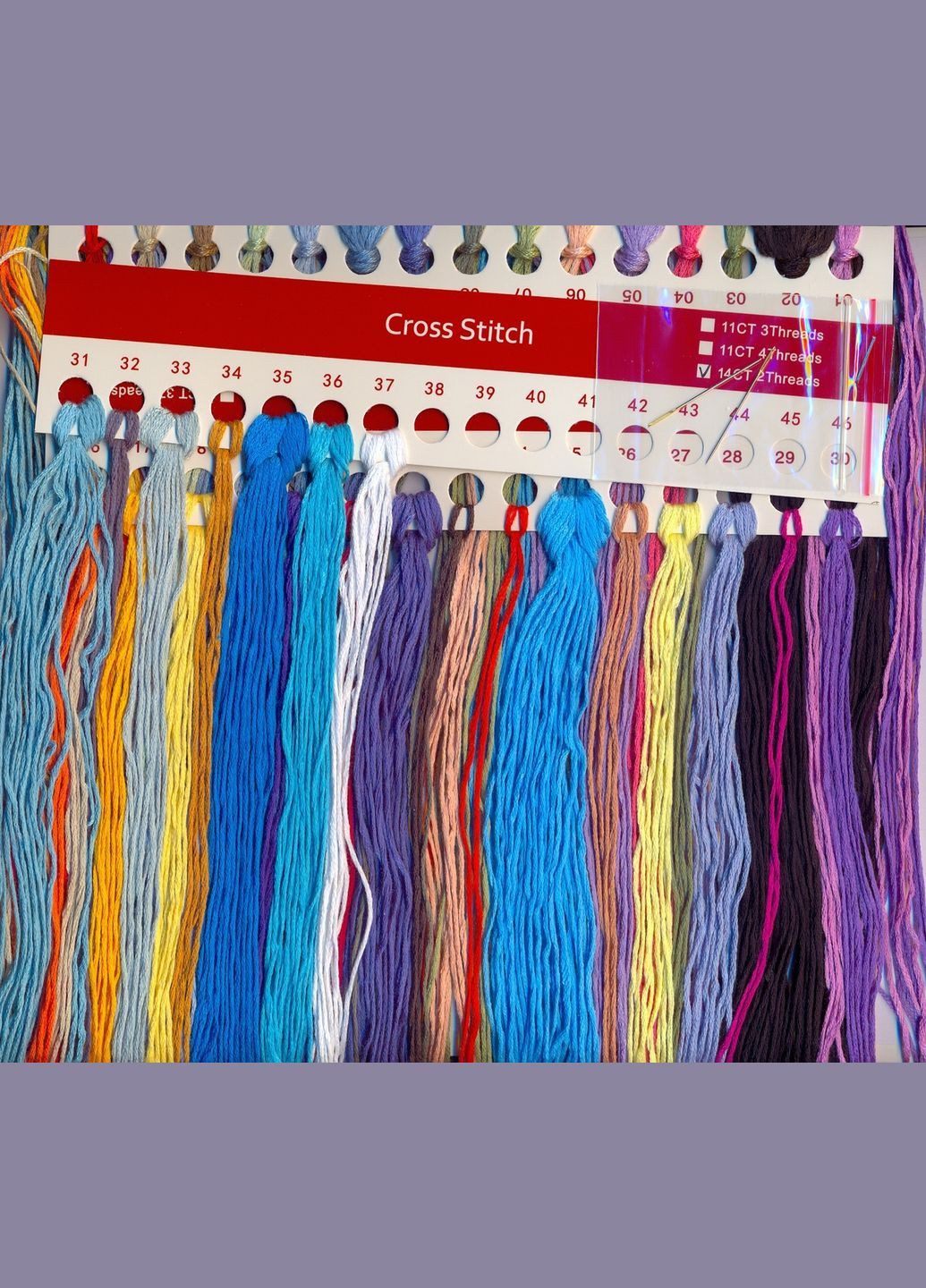 Набір для вишивання за нанесеною на канву схемою "Underwater world". AIDA 14CT printed,40*49 см Joy Sunday (313614513)