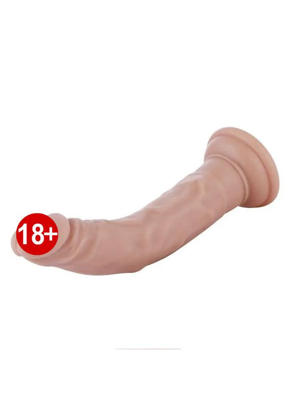 Реалистичный фаллоимитатор для секс-машин 7.5″ Flexible Silicone Dildo, система KlicLok Hismith (303890670)