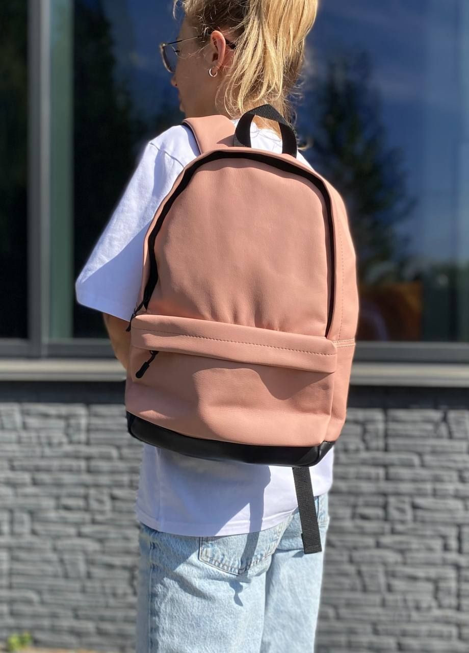 Жіночий рожевий рюкзак портфель Town style mini pink No Brand (307497311)