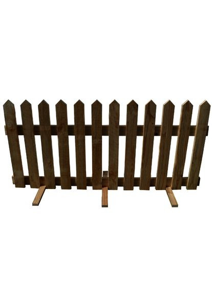 Переносной заборчик из дерева Мадевил капучино (МБЗ-000809) No Brand (328960491)