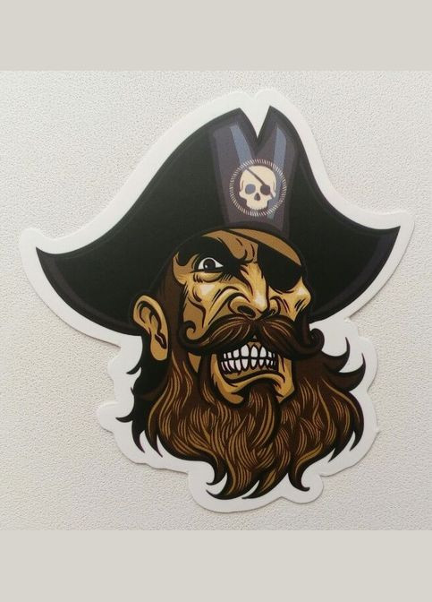 Стикер этикетка наклейка самоклейка Pirat (7см х 7см) PTR P&S (317595607)