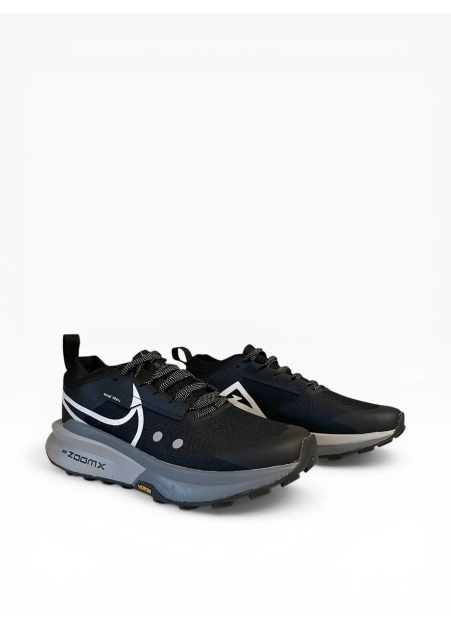 Комбіновані кросівки для трейлранінгу zoomx zegama trail 2 black grey white No Brand
