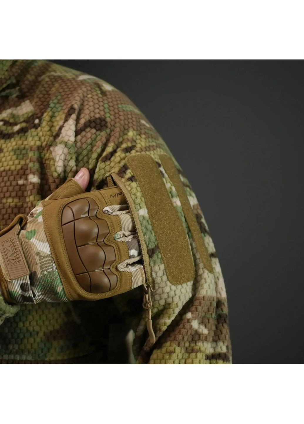 Кофта тактична флісова Militex Windblock. Мультикам. (00000003598) Kiborg (354834529)