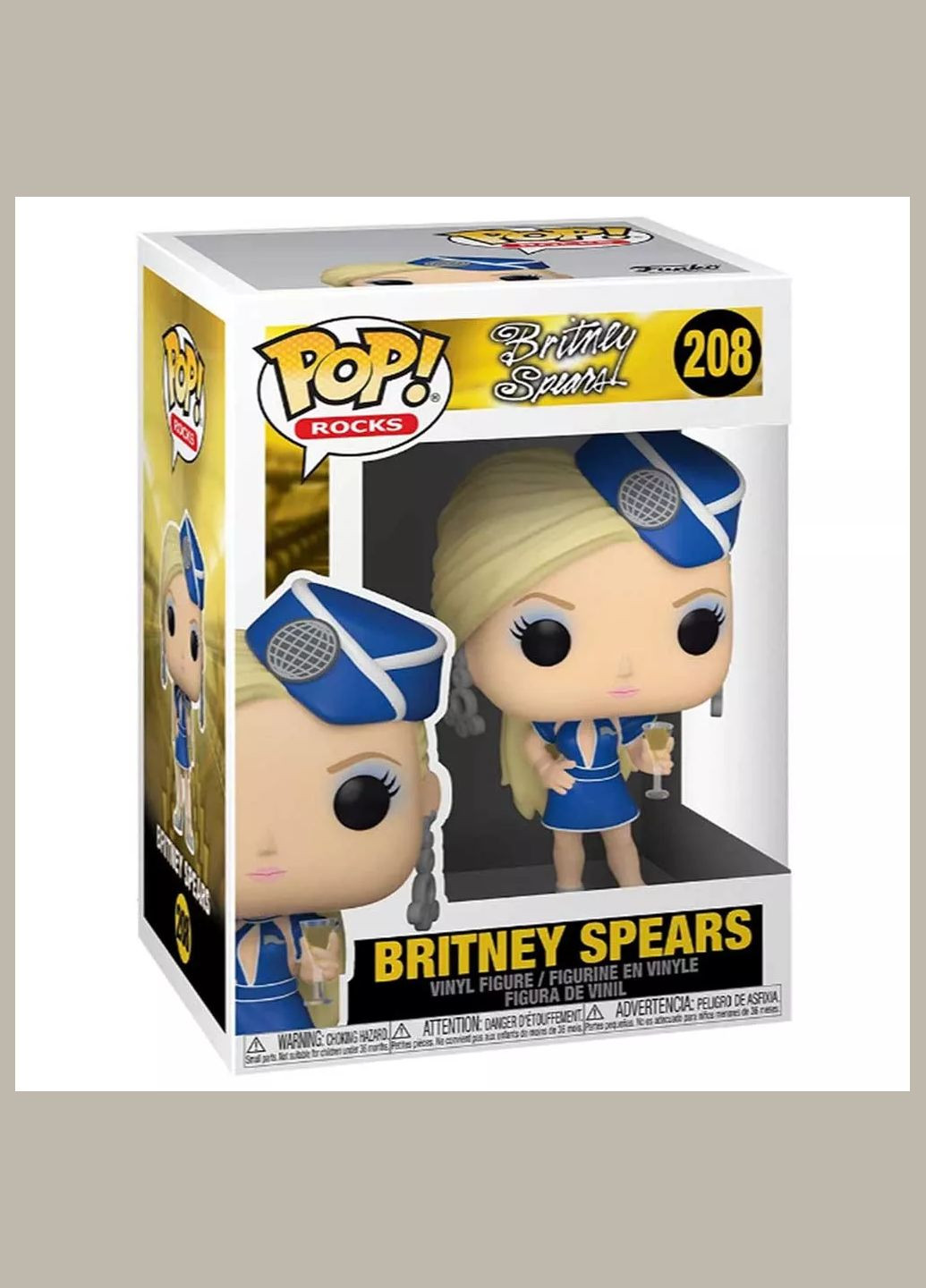 Фігурка Rocks Брітні Спірс Стюардеса (52033) Funko Pop (330058374)