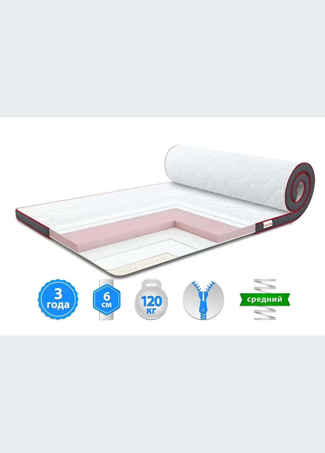 Матрас ортопедический Aero Flex 90x190 см (120078) Акант (327084799)