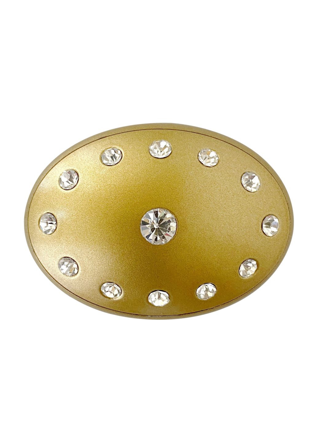 Магнит для штор овал со стразами 5.5х4 см зеленый пара 2 шт MIS LT №12а (323147997)