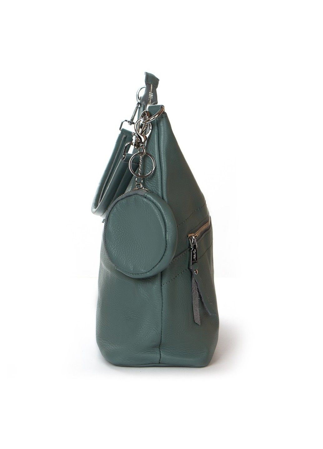 Женская кожаная сумка с ключницей 2035-9 L-blue Alex Rai (291682982)