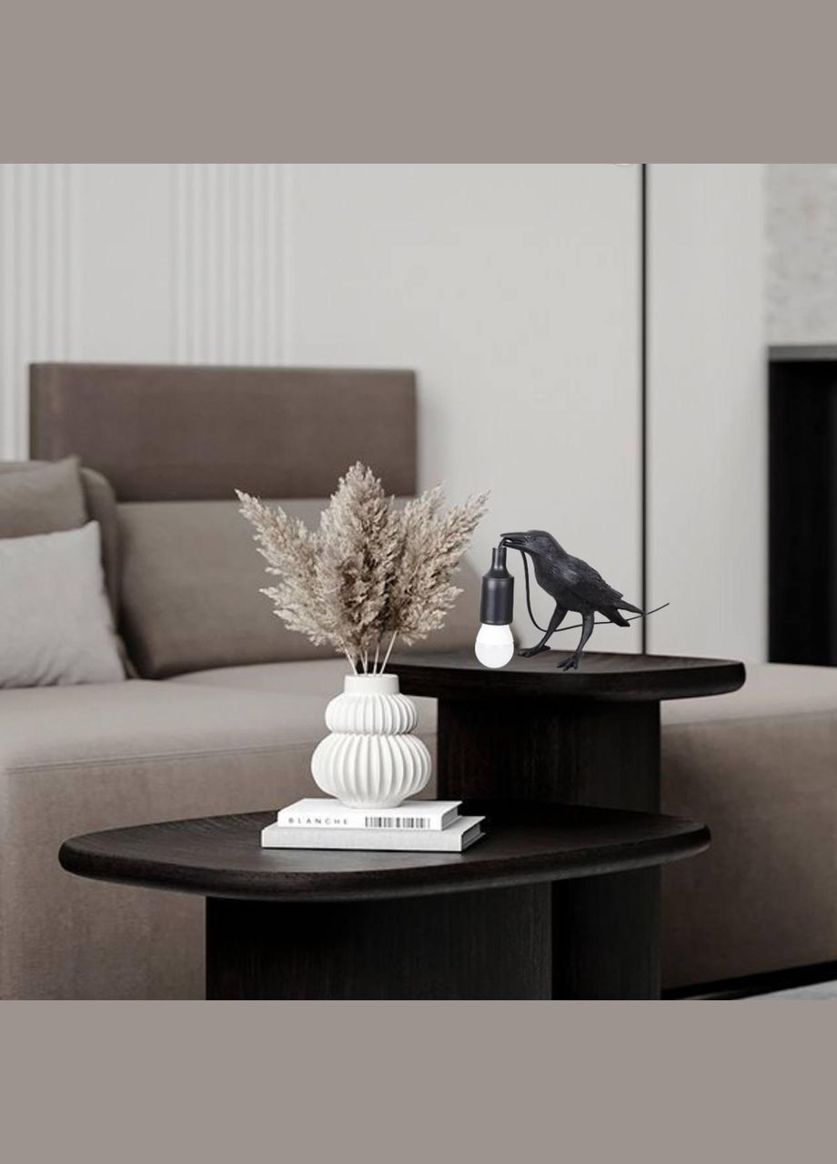 Настольный/кроватный светильник "Ворона" 909-VXL8055 BK No Brand (370070626)