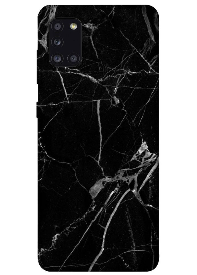 Чохол з принтом для Samsung Galaxy A31/на самсунг-галаксі А31 Чорний мармур No Brand (339064752)