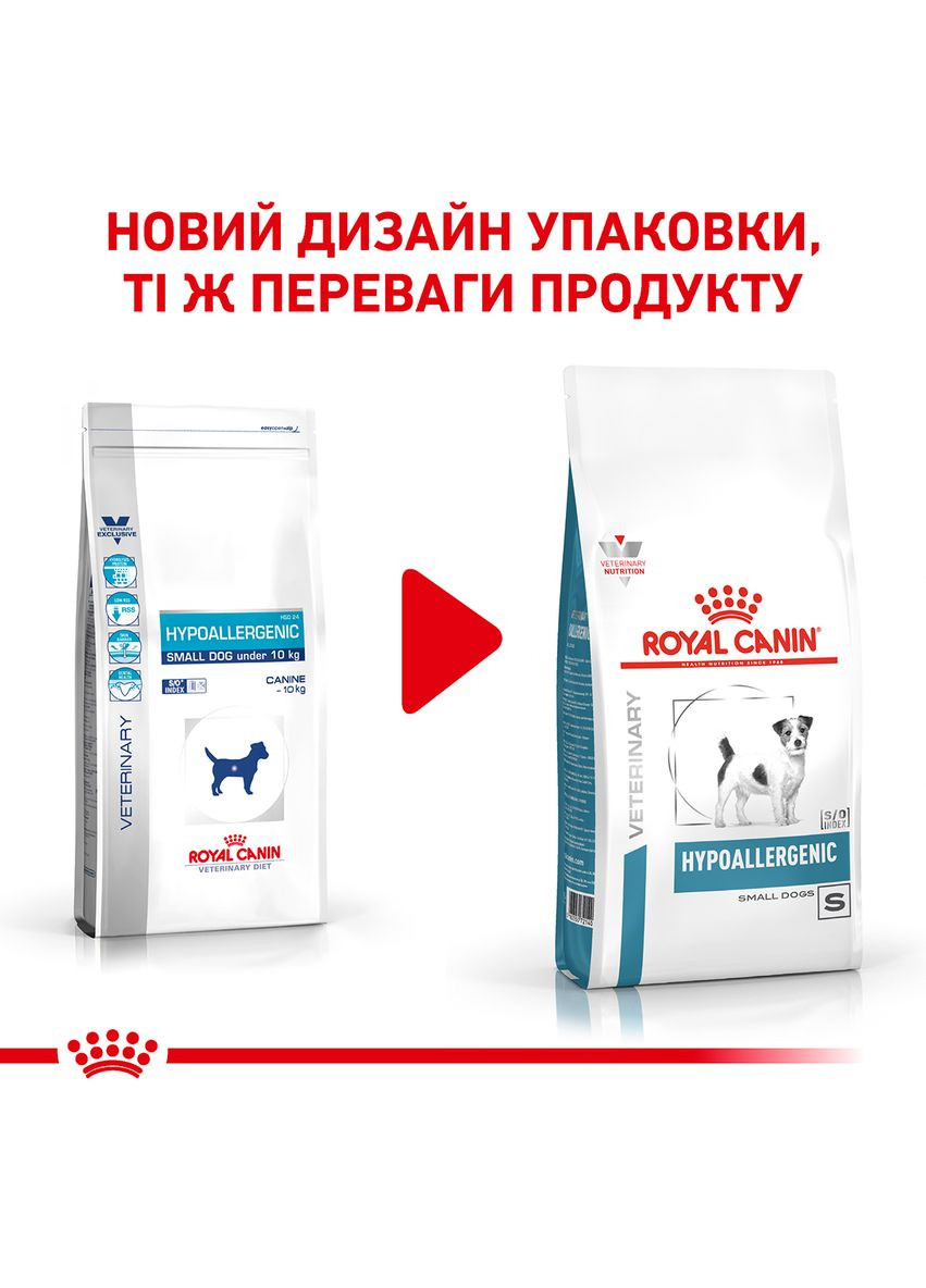 Сухой корм для собак Hypoallergenic Small Dog для взрослых собак мелких размеров в случае пищевого Royal Canin (279563264)