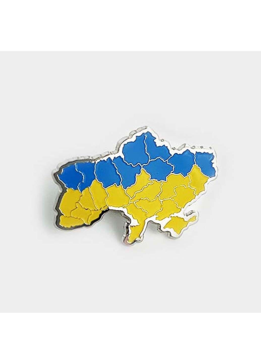 Значок карта Украины 30х20 мм Dobroznak (292338335)