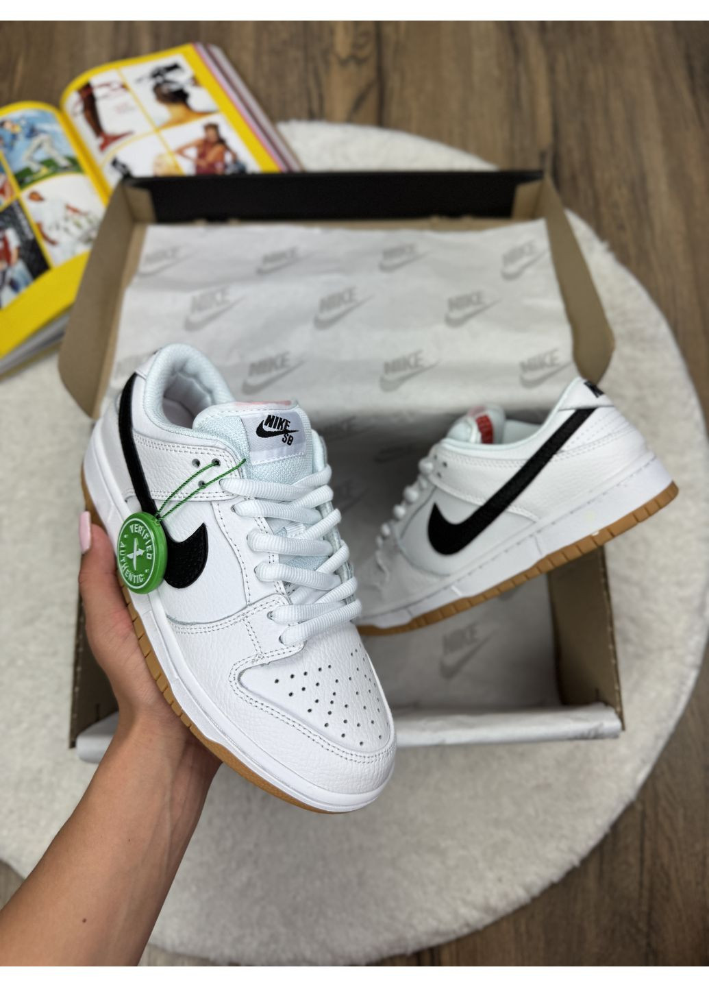 Чорні Осінні кросівки чоловічі nike sb dunk white black найк сб данк No Brand