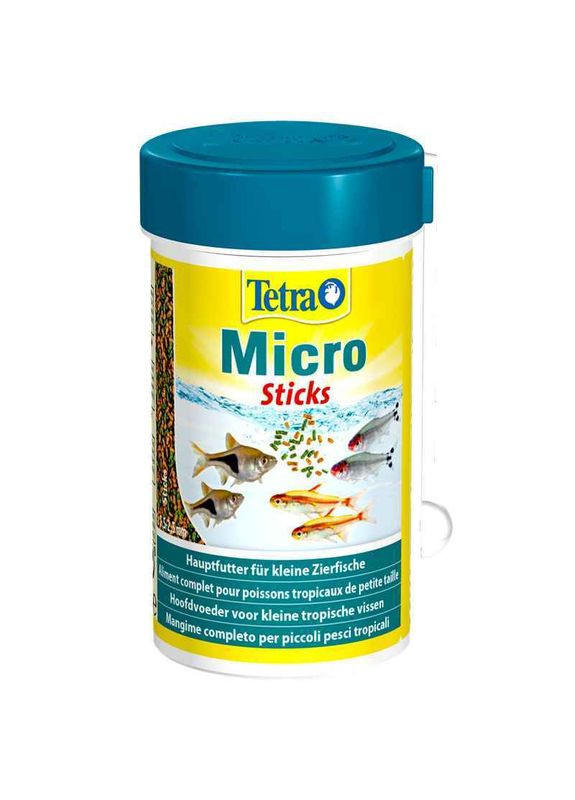 Корм в виде палочек для декоративных рыб небольшого размера Micro Sticks - 100 мл Tetra (327999963)