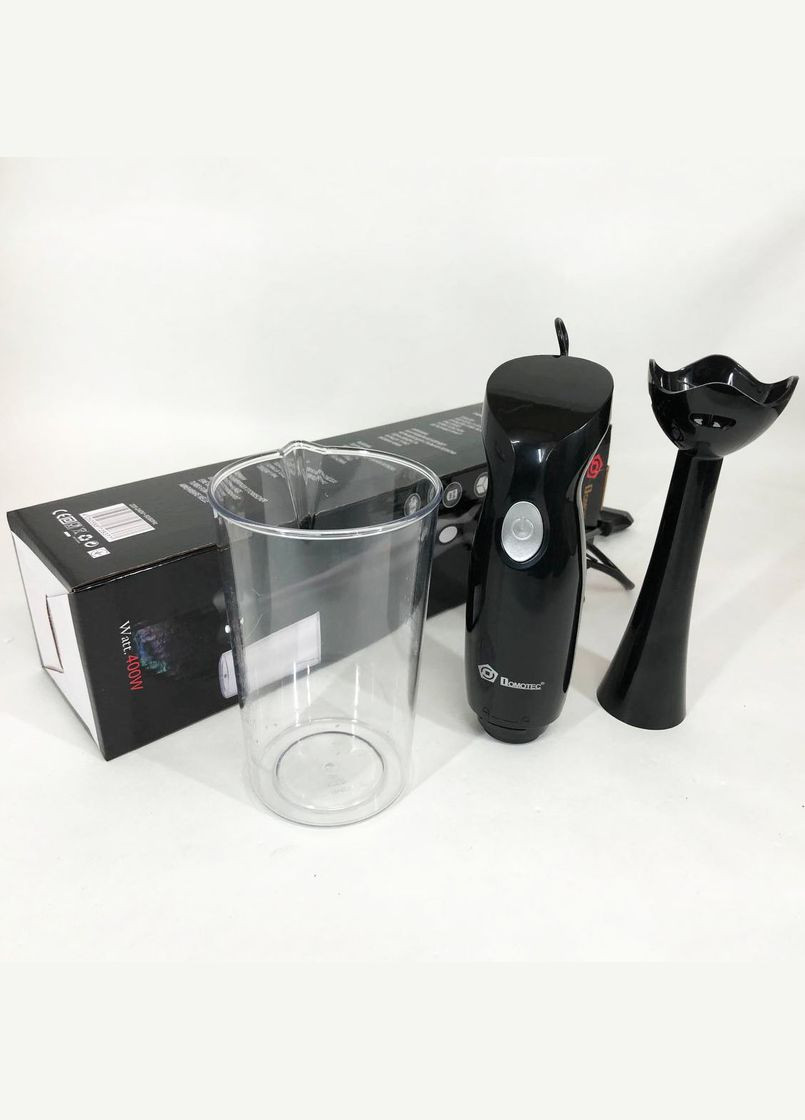 Блендер MS-5105 400 Вт зі склянкою, гарний занурювальний блендер для дому, електричний блендер Domotec (364666101)