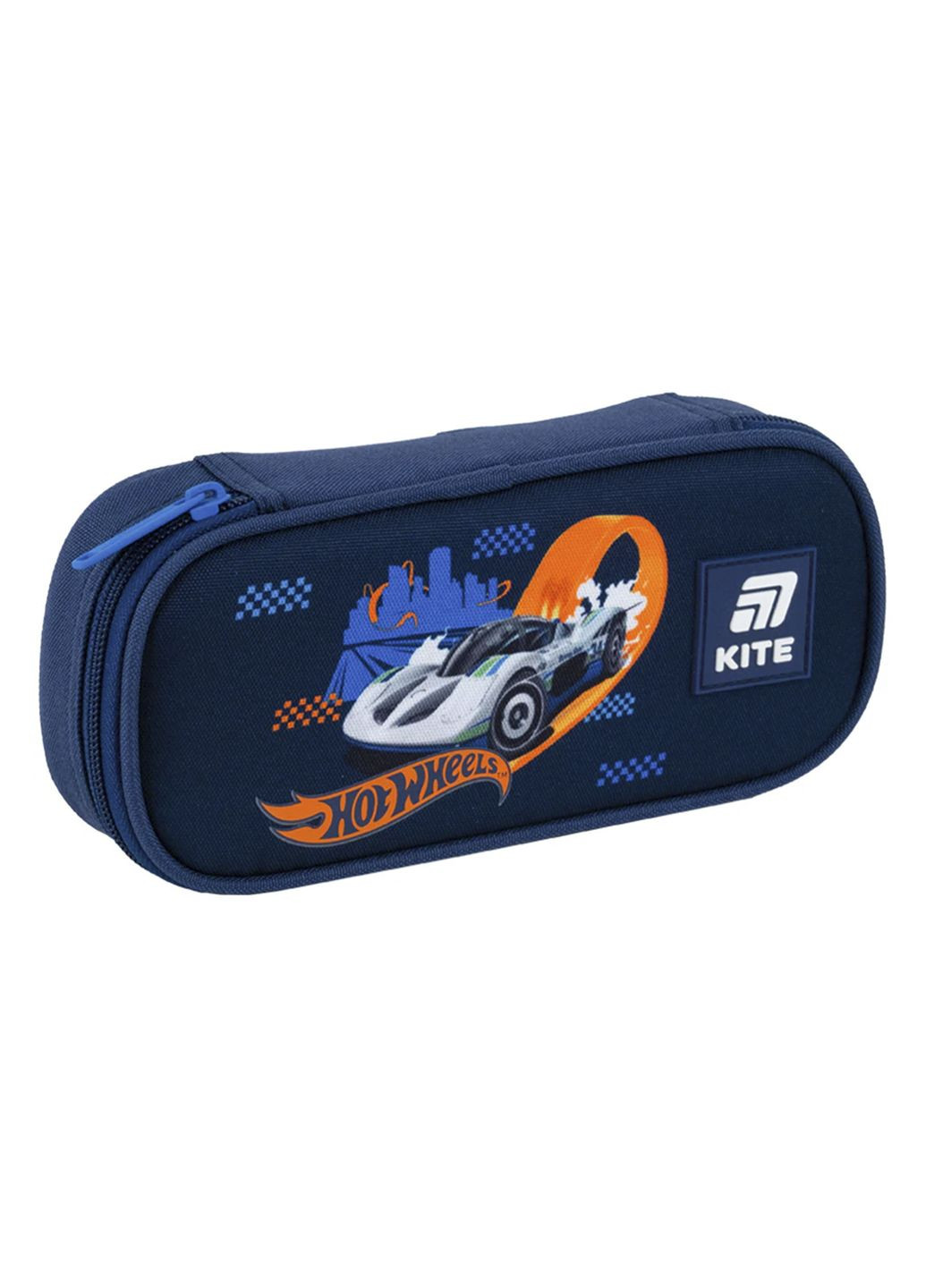 Шкільний пенал Hot Wheels колір синій ЦБ-00281127 Kite (341485703)