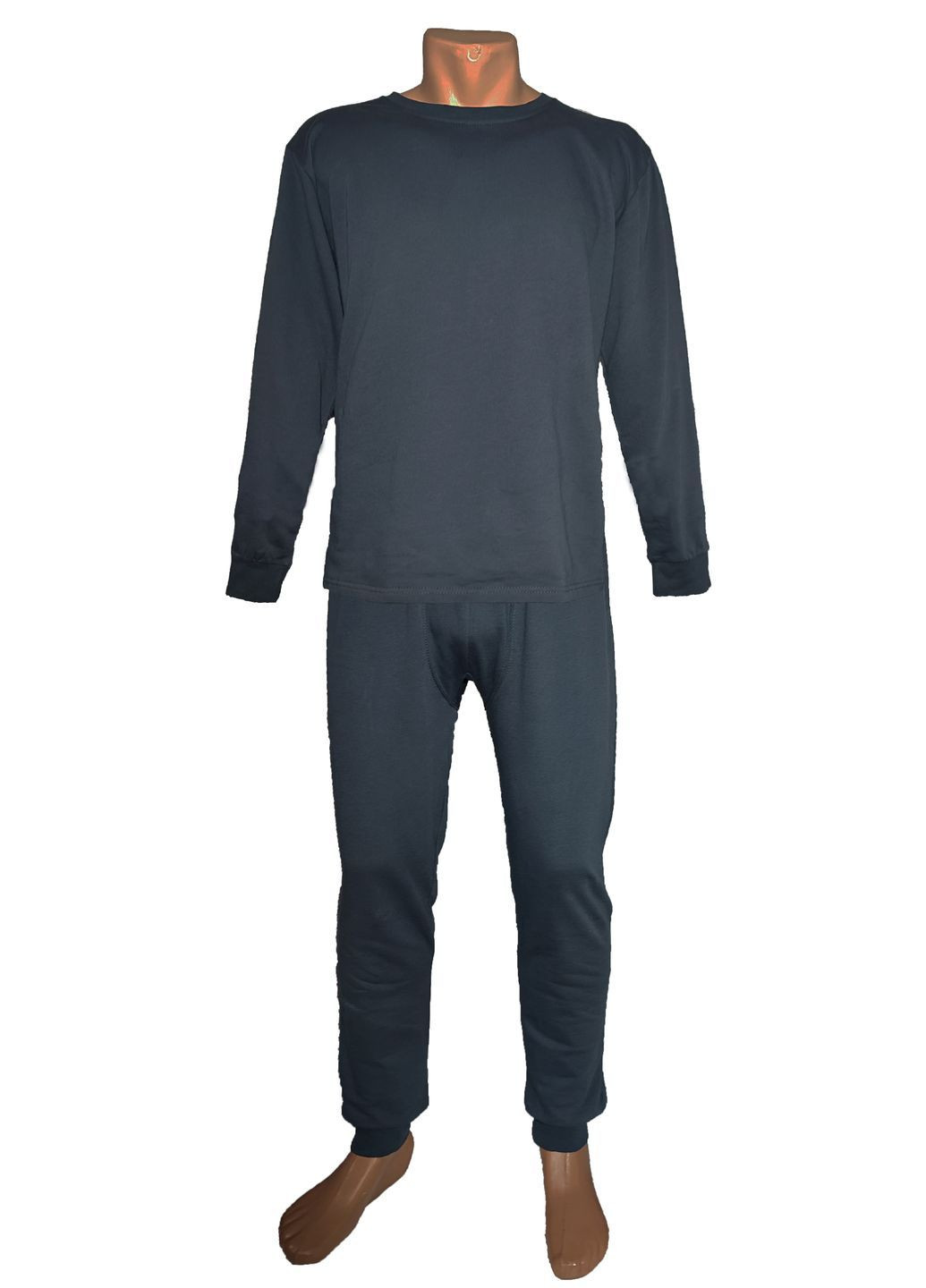 Бельё нательное тёплое хлопок с начёсом Узбекистан серый BEKI (370440484)