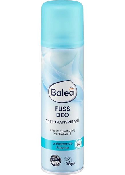 Дезодорант-антиперспирант для ног Fußdeo Anti-Transpirant аэрозоль 200мл Balea (354333293)