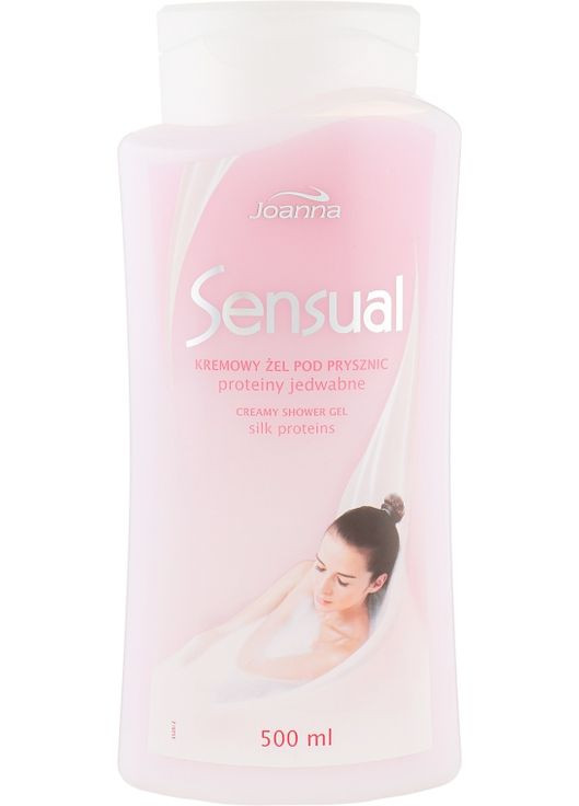 Крем-гель для душу протеїн шовку Sensual Shower Gel 500ml (128685-38187) Joanna (368610219)