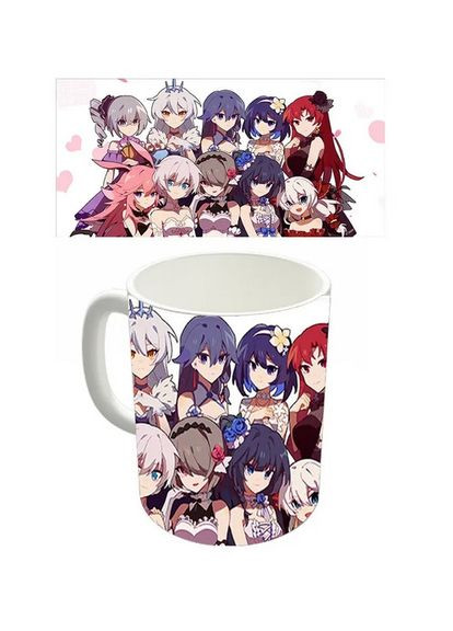 Чашка белая Хонкай Импакт Honkai Impact (z0581) No Brand (326997729)