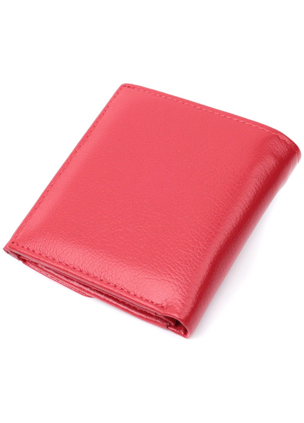 Гаманець середнього розміру для жінок із монетницею зовні із натуральної шкіри 22720 Червоний st leather (298111858)