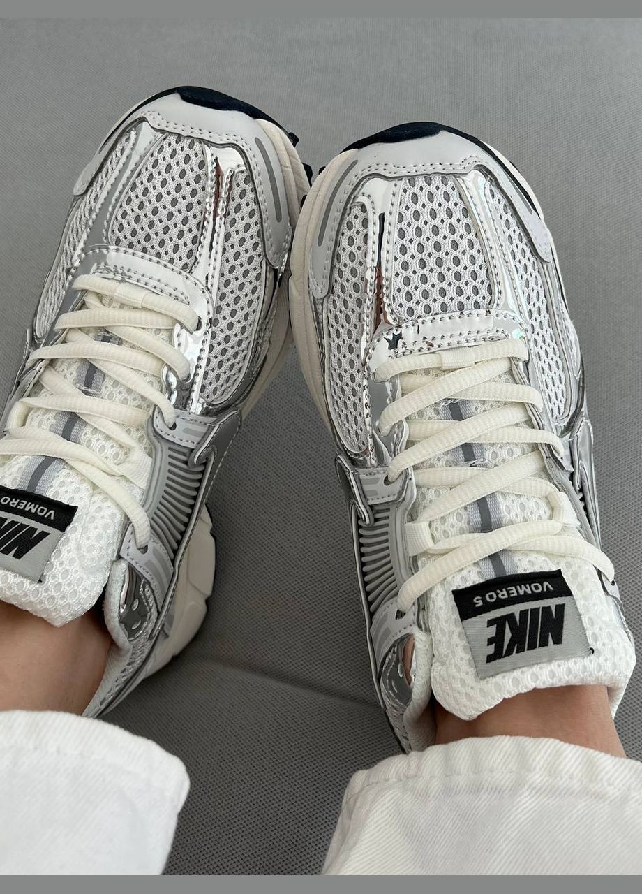 Серые всесезонные кроссовки Vakko Nike Zoom Vomero 5 Silver